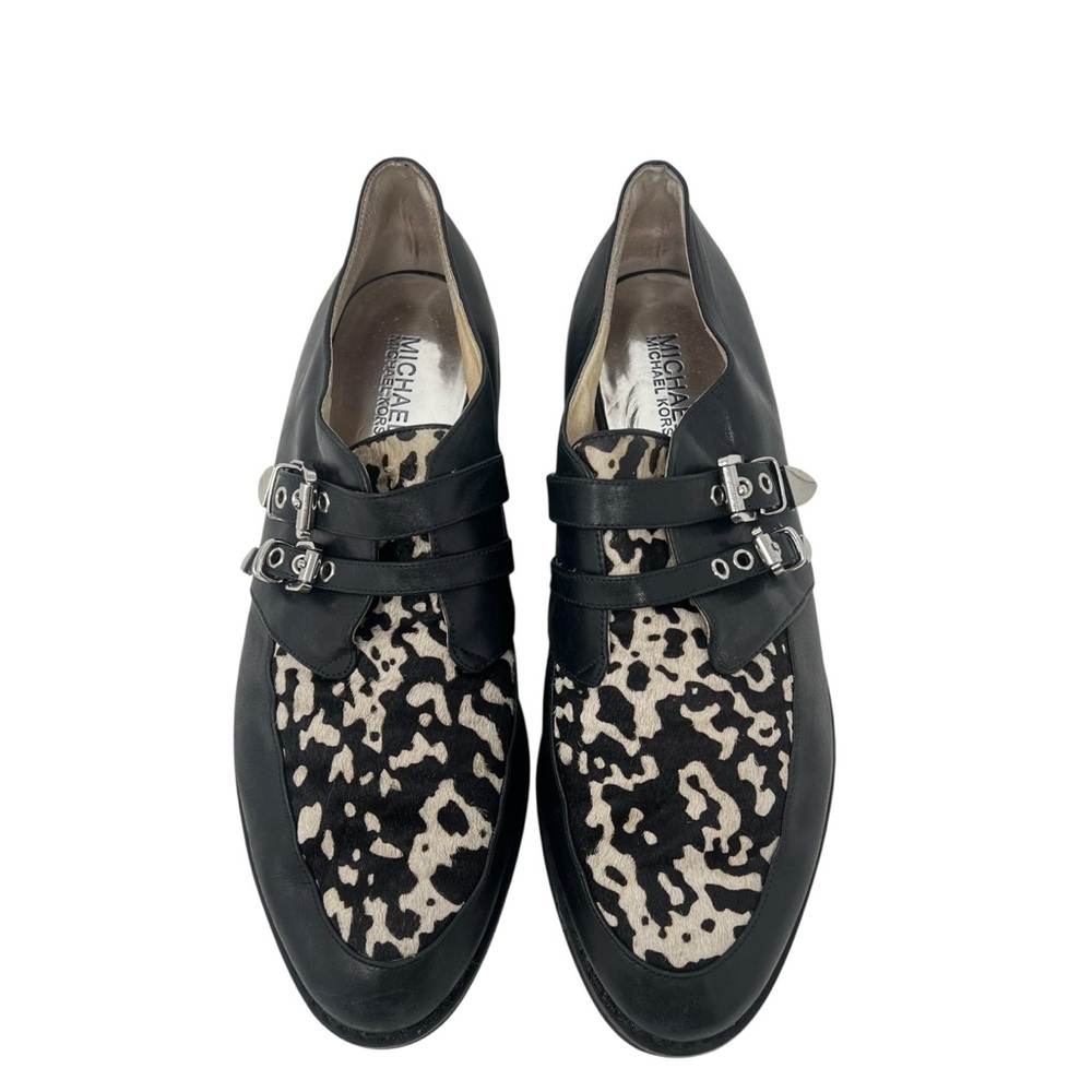 Michael Kors Black and Cream Loafers - Picture 5 of 8
